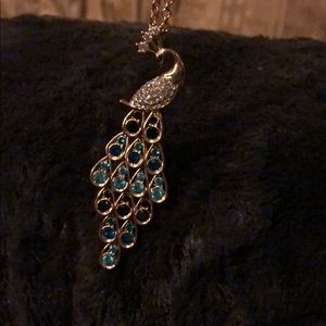 Peacock necklace